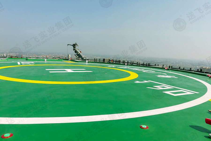 廣東茂名·東信時(shí)代廣場 屋頂直升機(jī)停機(jī)坪的燈光調(diào)試圖1